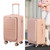 Color: Pink, Size: 24inch - Large Capacity Suitcase Front  Lid Pull Rod Case Q119-CJNS167161611KP