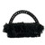 Color: Black, Size: 22X9X7.5 - Large Ostrich Feather Handmade Beaded Fall Winter Fashion Feather Ha Q119-CJNS216745603CX