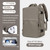Color: Brown Large, Size: 16 inches - Backpack Women's Large Capacity Travel Men's Business Trip Ca Q119-CJNS229153428BY
