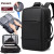 Color: Blue - Bange Travel Men 15.6 inch Laptop Backpack vacuum compression Backpack Business schoo F640-12000043748462509