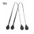 Color: Rose Gold, Ships From: CHINA - Tanqu New Arrival Long Edge Painting Handles Faux Leather Fla F640-12000039109133449