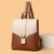 Color: Yellowish Brown - Fashionable All-match Anti-theft Lock Women's Bag Q119-CJYD215948204DW