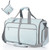 Color: C Sky Blue - Large Capacity Travel Duffle Bag Women's Handbag Folding Suit Bag Waterproof Cl Q119-CJYD178193704DW