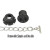 Color: Blue, Ships From: CHINA - New Tanqu 1 Pair Silver Long Thick Single Chain with OT metal buck F640-12000039284145620