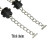Color: Blue, Ships From: CHINA - New Tanqu 1 Pair Silver Long Thick Single Chain with OT metal buck F640-12000039284145620