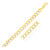 Size: 22'' - 14k Two Tone Gold Pave Curb Chain (8.30 mm) P150-79344-22