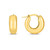 14k Yellow Gold Small Puffy Hoops P150-56268