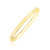 Size: 7'' - 10k Yellow Gold Dome Style Shiny Bangle (3.30 mm) P150-37788-7