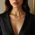 Size: 18'' - 14k Yellow Gold High Polish Elongated Paperclip Chain Circle Necklace P150-36030-18