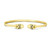 14k Yellow Gold Panther Bangle (3.00 mm) P150-32480