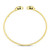 14k Yellow Gold Panther Bangle (3.00 mm) P150-32480