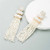 U.S. Bohemian Fashion Long Tassel Women Shoulder Duster Earrings - White A392-fear8057