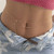 Hip-hop Style Crystal Decorated Two-layers Fahion Body Chain Jewelry - Golden A392-tboc0066