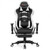 Massage Gaming Chair with Footrest-Pink B593-HW66330