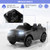 12V Kids Ride On Car with Remote Control Lockable Doors Slow Start System and LED Lights-Black B593-TQ10218US