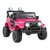 12V Kids Ride on Truck Car with Remote Control Threaded Wheels and 3 Speeds-White B593-TQ10303US