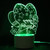 3D Illusion Easter Egg Rabbit LED Night Light USB Colorful Table Desk Lamp Holiday Decor DC5V C122-1154555