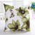 Honana WX-D6 45x45cm Vintage Leaves Flower Bamboo Linen Throw Pillow Case Waist Cushion Cover C122-1161672