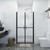 vidaXL Shower Door Half Frosted ESG (38.6"-39.8")x74.8" A949-150837