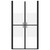 vidaXL Shower Door Half Frosted ESG (38.6"-39.8")x74.8" A949-150837
