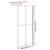 vidaXL Walk-in Shower Screen 31.5"x76.8" Dark Tempered Glass A949-151884