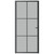 vidaXL Interior Door 36.6"x79.3" Black Matt Glass and Aluminum A949-350558