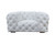 57" White And Black Top Grain Leather Tufted Chesterfield Chair N270-488425