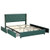 Full/Queen Size Upholstered Bed Frame with 4 Drawers-Green-Full Size - Color: Green - Size: Full Si D681-HU10228GN-F