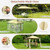 10 Feet x 13 Feet Tent Canopy Shelter with Removable Netting Sidewall-Beige - Color: Beige D681-NP10354BE