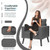 Mid-Century Upholstered Armchair Club Chair with Rubber Wood Legs-Gray - Color: Gray D681-HV10041GR