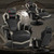 Ergonomic High Back Massage Gaming Chair with Pillow-Gray - Color: Gray D681-HW63196GR