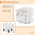 Modern Club Swivel Accent Chair with Ottoman Footrest Curved Backrest-Beige - Color: Cream White D681-HV10670BE