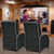 Massage Gaming Recliner Chair with Headrest and Adjustable Backrest for Home Theater-Pink - Color:  D681-HW66535PI
