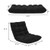 Adjustable 14-Position Floor Chair Folding Lazy Gaming Sofa Chair-Black - Color: Black D681-HV10355HS