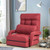 Folding Lazy Floor Chair Sofa with Armrests and Pillow-Red - Color: Red D681-HW56730RE