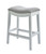 26" Gray And White Solid Wood Backless Counter Height Bar Chair N270-380062