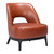 26" Brown And Black Faux Leather Lounge Chair N270-556459