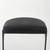 35" Black Iron Backless Bar Chair N270-393429