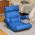 Adjustable Folding Sofa Chair with 6 Position Stepless Back-Blue - Color: Blue D681-HV10119NY Adjustable Folding Sofa Chair with 6 Position Stepless Back-Blue - Color: Blue D681-HV10119NY