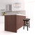 30" Espresso Solid Wood Backless Bar Height Bar Chair N270-516172
