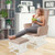 Baby Nursery Relax Rocker Rocking Chair Glider and Ottoman Cushion Set-Pink - Color: Pink D681-JV10395PI