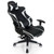 Reclining Swivel Massage Gaming Chair with Lumbar Support-White - Color: White D681-HW66185WH