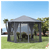 10ft x 10ft Patio Gazebo-Black-AS T575-S0671348345 10ft x 10ft Patio Gazebo-Black-AS T575-S0671348345