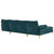 U-Shaped 4-Seat Indoor Modular Sofa Blue-Green Color T575-S0671443280 U-Shaped 4-Seat Indoor Modular Sofa Blue-Green Color T575-S0671443280