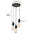 Modern 3 Way Black Design Ceiling Pendant Fitting Light Holder with Switch ~ 1556 T575-S0671386572 Modern 3 Way Black Design Ceiling Pendant Fitting Light Holder with Switch ~ 1556 T575-S0671386572