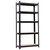5 Tier Heavy Duty Metal Shelving Rack Unit Garage Storage Shelf Black UK T575-S0671271464