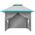 10' x 10' Outdoor Pop-up Canopy With 4 Sidewalls Blue&White T575-S0671394975 10' x 10' Outdoor Pop-up Canopy With 4 Sidewalls Blue&White T575-S0671394975