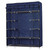 5-Layer 12-Compartment Non-woven Fabric Wardrobe Portable Closet Navy (133x46x170cm) T575-S0671297244