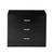 Wood Simple 3-Drawer Dresser Black T575-S0671267742