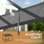 10*10ft Outdoor Pergola Grey T575-S0671441595 10*10ft Outdoor Pergola Grey T575-S0671441595